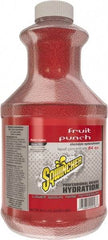 Sqwincher - 64 oz Bottle Fruit Punch Activity Drink - Liquid Concentrate, Yields 5 Gal - Top Tool & Supply