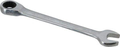 Blackhawk by Proto - 7/16" 12 Point Combination Wrench - 15° Head Angle, 5-39/64" OAL, Steel, Chrome Finish - Top Tool & Supply