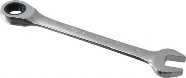 Blackhawk by Proto - 14mm 12 Point Combination Wrench - 15° Head Angle, 7-3/32" OAL, Steel, Chrome Finish - Top Tool & Supply