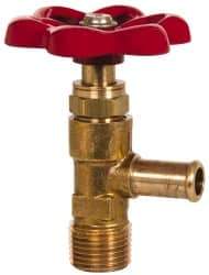 Eaton - 3/8" Pipe, Steel Shutoff Drain Cock & Shutoff Valve - 3/8 Thread, 150 Max psi - Top Tool & Supply