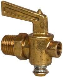 Eaton - Steel Ground Plug Drain Drain Cock & Shutoff Valve - 1/4 Thread, 30 Max psi - Top Tool & Supply