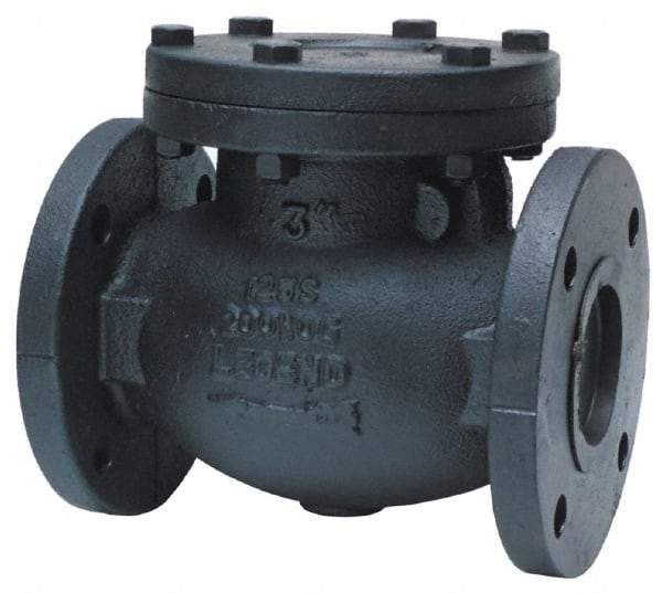 Legend Valve - 2-1/2" Cast Iron Check Valve - Inline, Flanged - Top Tool & Supply