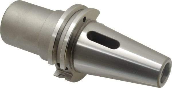 Accupro - CAT40 Outside Taper, 3MT Inside Taper, CAT to Morse Taper Adapter - 2.95" Projection, 1.57" Nose Diam, Through Coolant - Exact Industrial Supply