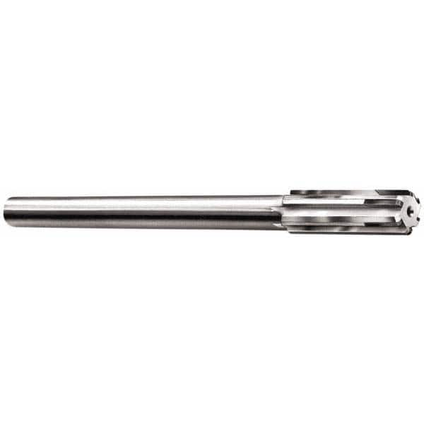 Made in USA - 0.5031 to 0.534" Diam, 7/16" Diam Shank, 2" Flute, Semi Finish Semi Ground Chucking Reamer - Top Tool & Supply