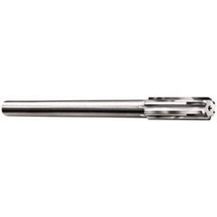 Made in USA - 0.5031 to 0.534" Diam, 7/16" Diam Shank, 2" Flute, Semi Finish Semi Ground Chucking Reamer - Top Tool & Supply