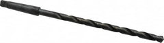 Taper Shank Drill Bit: 0.4844″ Dia, 2MT, 118 °, High Speed Steel Oxide Finish, 12″ OAL, Standard Point, Spiral Flute