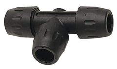 Transair - 1-1/2" ID, Air Hose Equal Tee - 232 Max psi, 8-1/16" Long, Plastic - Top Tool & Supply