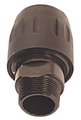 Transair - 1-1/4 Male NPT, 1-1/2" ID, Air Hose Male Connector - 232 Max psi, 4-3/8" Long, Plastic - Top Tool & Supply