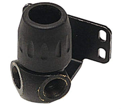 Transair - 1/2 & 1/4 Female NPT, 7/8" ID, Air Hose 90° Two Port Wall Bracket - 232 Max psi, 3-3/16" Long, Plastic - Top Tool & Supply