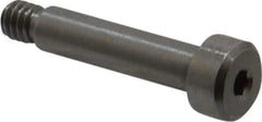 Made in USA - 3/16" Shoulder Diam x 3/4" Shoulder Length, #8-32 UNC, Hex Socket Precision Shoulder Screw - 416 Stainless Steel, Uncoated, 5/32" Head Height x 5/16" Head Diam - Top Tool & Supply