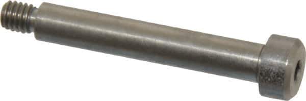 Made in USA - 5mm Shoulder Diam x 30mm Shoulder Length, M4x0.7 Metric Coarse, Hex Socket Shoulder Screw - 303, 18-8 Stainless Steel, Uncoated, 4mm Head Height x 8mm Head Diam - Top Tool & Supply