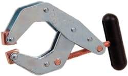 Made in USA - 700 Lb, 2-1/2" Max Opening, 2" Open Throat Depth, Cantilever Clamp - High Tensile Steel Jaw, T-Handle - Top Tool & Supply