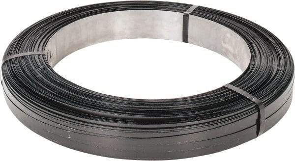 Made in USA - 2,688' Long x 1/2" Wide, Oscillated Coil Steel Strapping - 1,300 Lb Capacity, 0.023" Thick - Top Tool & Supply