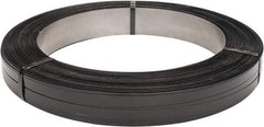 Made in USA - 1,649' Long x 3/4" Wide, Oscillated Coil Steel Strapping - 2,620 Lb Capacity, 0.025" Thick - Top Tool & Supply