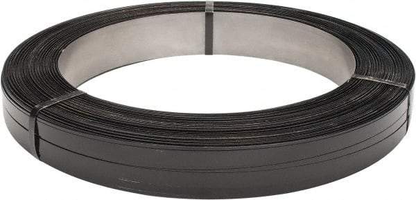 Made in USA - 1,334' Long x 3/4" Wide, Oscillated Coil Steel Strapping - 3,250 Lb Capacity, 0.031" Thick - Top Tool & Supply