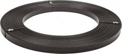 Made in USA - 836' Long x 1-1/4" Wide, Ribbon Wound Coil Steel Strapping - 5,450 Lb Capacity, 0.031" Thick - Top Tool & Supply