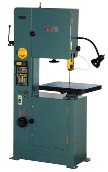 Enco - 14" Throat Capacity, Variable Speed Pulley Vertical Bandsaw - 1 hp - Top Tool & Supply