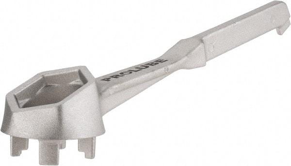 Value Collection - 10-1/2" Long Non-Sparking Aluminum Drum Plug Wrench - For Use with 2" and 3/4" Bungs - Top Tool & Supply