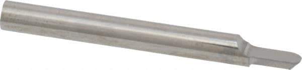 Accupro - 5/32" Shank Diam, 1-1/2" OAL, 5/32" Cut Diam, Ball Engraving Cutter - 3/16" LOC, 1 Flute, Right Hand Cut, Micrograin Solid Carbide, Uncoated - Top Tool & Supply