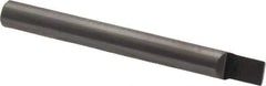 Accupro - 5/32" Shank Diam, 1-1/2" OAL, 5/32" Cut Diam, Square Engraving Cutter - 3/16" LOC, 0.1563" Tip Diam, 1 Flute, Right Hand Cut, Micrograin Solid Carbide, Uncoated - Top Tool & Supply