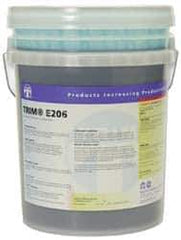 Master Fluid Solutions - Trim E206, 1 Gal & 5 Gal Bottle/Pail Cutting & Cleaning Fluid - Water Soluble - Top Tool & Supply