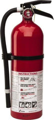 Kidde - 5 Lb, 3-A:40-B:C Rated, Dry Chemical Fire Extinguisher - 4-1/2" Diam x 16.07" High, 195 psi, 18' Discharge in 15 sec, Rechargeable, Seamless Aluminum Cylinder - Top Tool & Supply