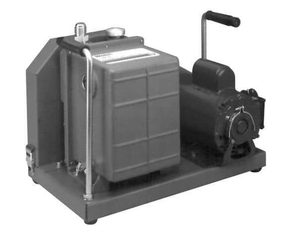 Welch Vacuum - 1 hp Rotary Vane Vaccum Pump - 115/230 Volts, 17.7 CFM, 26" Long x 13.7" Wide x 18.8" High - Top Tool & Supply