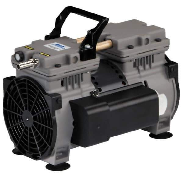 Welch Vacuum - 1/3 hp Rotary Vane Vaccum Pump - 115 Volts, 2.3 CFM, 11.7" Long x 7.2" Wide x 9-1/2" High - Top Tool & Supply