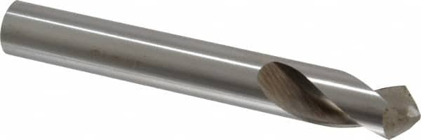 Interstate - 1/2" Body Diam, 90°, 3-3/4" OAL, High Speed Steel Spotting Drill - Top Tool & Supply