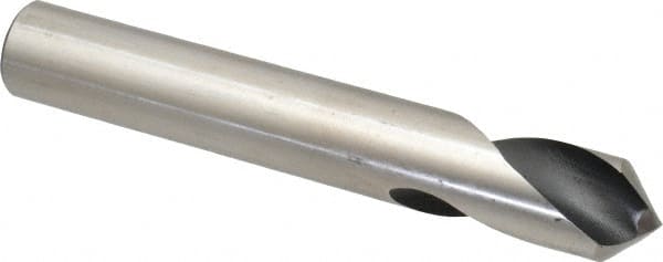 Interstate - 3/4" Body Diam, 90°, 5" OAL, High Speed Steel Spotting Drill - Top Tool & Supply