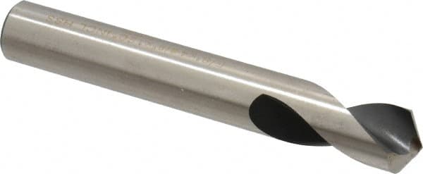 Interstate - 5/8" Body Diam, 120°, 4-3/8" OAL, High Speed Steel Spotting Drill - Top Tool & Supply