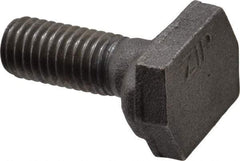 Value Collection - 1/2-13, 1" Thread Length, 1/2" Slot Width, Uncoated, Steel T Slot Bolt - 1-1/2" Length Under Head, Grade C-1045, 5, 7/8" Head Width x 9/32" Head Height - Top Tool & Supply