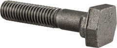 Value Collection - 1/2-13, 1-1/2" Thread Length, 1/2" Slot Width, Uncoated, Steel T Slot Bolt - 2-1/2" Length Under Head, Grade C-1045, 5, 7/8" Head Width x 9/32" Head Height - Top Tool & Supply