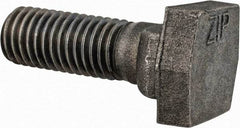 Value Collection - 5/8-11, 1-1/8" Thread Length, 5/8" Slot Width, Uncoated, Steel T Slot Bolt - 2" Length Under Head, Grade C-1045, 5, 1-3/32" Head Width x 11/32" Head Height - Top Tool & Supply