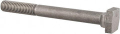 Value Collection - 5/8-11, 2" Thread Length, 5/8" Slot Width, Uncoated, Steel T Slot Bolt - 6" Length Under Head, Grade C-1045, 5, 1-3/32" Head Width x 11/32" Head Height - Top Tool & Supply