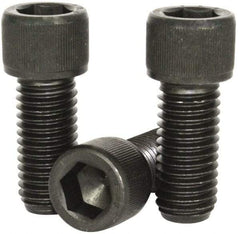 Value Collection - 5/8-11 UNC Hex Socket Drive, Socket Cap Screw - Alloy Steel, Black Oxide Finish, Partially Threaded, 4-1/2" Length Under Head - Top Tool & Supply