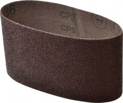 3M - 3-1/2" Wide x 15-1/2" OAL, 36 Grit, Aluminum Oxide Abrasive Belt - Aluminum Oxide, Very Coarse, Coated, X Weighted Cloth Backing, Series 341D - Top Tool & Supply