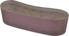 3M - 4" Wide x 36" OAL, 60 Grit, Aluminum Oxide Abrasive Belt - Aluminum Oxide, Medium, Coated, X Weighted Cloth Backing, Series 341D - Top Tool & Supply