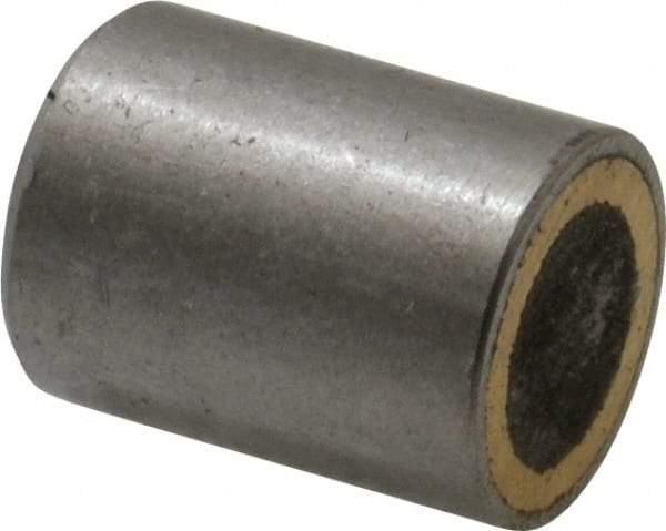 Mag-Mate - 8-32 Thread, 3/8" Diam, 1/2" High, 3 Lb Average Pull Force, Neodymium Rare Earth Pot Magnet - 0.15" Deep Tapped Hole, Steel Pot, Uninsulated - Top Tool & Supply