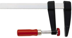 Bessey - 16" Capacity, 7" Throat Depth Steel Bar Clamp - 1,200 Lb Clamping Pressure, 20" OAL - Top Tool & Supply