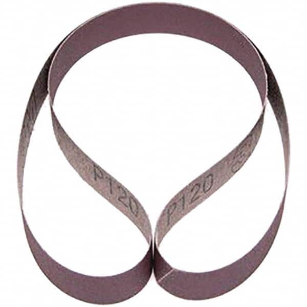 3M - 1" Wide x 42" OAL, 120 Grit, Aluminum Oxide Abrasive Belt - Top Tool & Supply