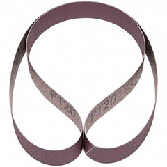 3M - 1" Wide x 42" OAL, 120 Grit, Aluminum Oxide Abrasive Belt - Top Tool & Supply