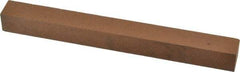 Norton - 6" Long x 5/8" Wide x 5/8" Thick, Aluminum Oxide Sharpening Stone - Square, Medium Grade - Top Tool & Supply