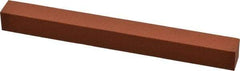 Norton - 6" Long x 5/8" Wide x 5/8" Thick, Aluminum Oxide Sharpening Stone - Square, Fine Grade - Top Tool & Supply