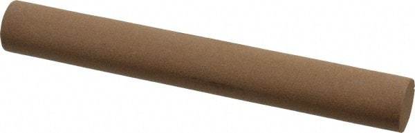 Norton - 6" Long x 3/4" Diam x 3/4" Thick, Aluminum Oxide Sharpening Stone - Round, Medium Grade - Top Tool & Supply