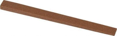 Norton - 4" Long x 5/16" Wide x 1/8" Thick, Aluminum Oxide Sharpening Stone - Taper, Medium Grade - Top Tool & Supply