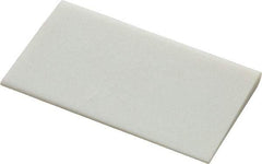 Norton - 3" Long x 1-3/4" Diam x 1/4" Thick, Novaculite Sharpening Stone - Round Edge Slip, Ultra Fine Grade - Top Tool & Supply