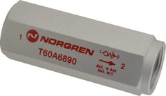 Norgren - 3/4" NPT Low Flow Air Fuse - 0 to 232 psi, Shutoff Valve & Aluminum Material - Top Tool & Supply