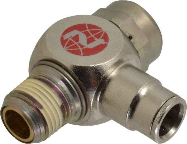 Norgren - 1/2" Tube x 1/2" NPTF Pilot Operated Check Valve - 15 to 150 psi & Brass Material - Top Tool & Supply