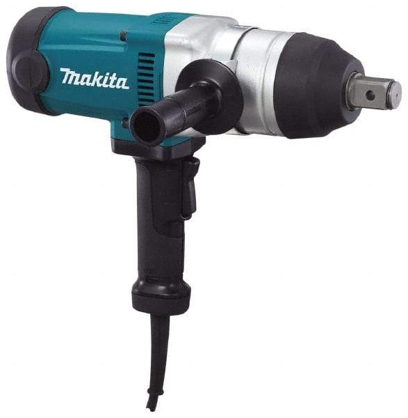 Makita - 1" Drive, 738 Ft/Lb Torque, Pistol Grip Handle, 1,400 RPM, Impact Wrench - 12 Amps, 120 Volts - Top Tool & Supply